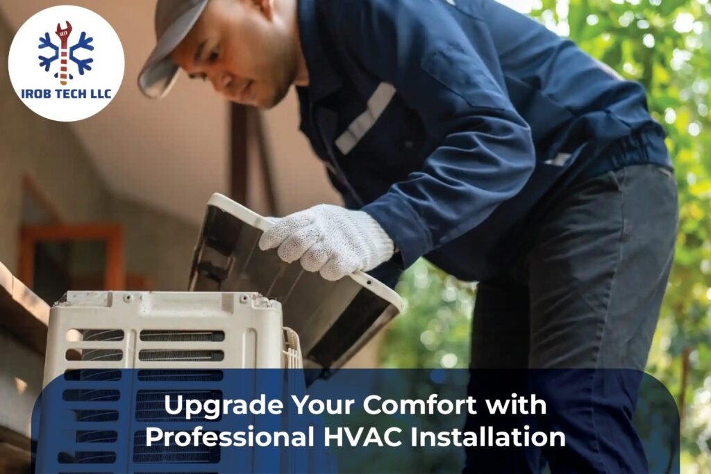 Professional HVAC installation